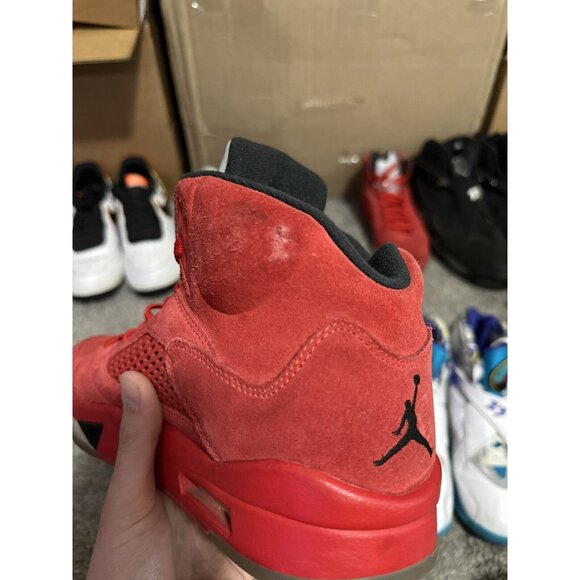 Jordan 5 Retro Red Suede 2017 Size 8 - Picture 3 of 4